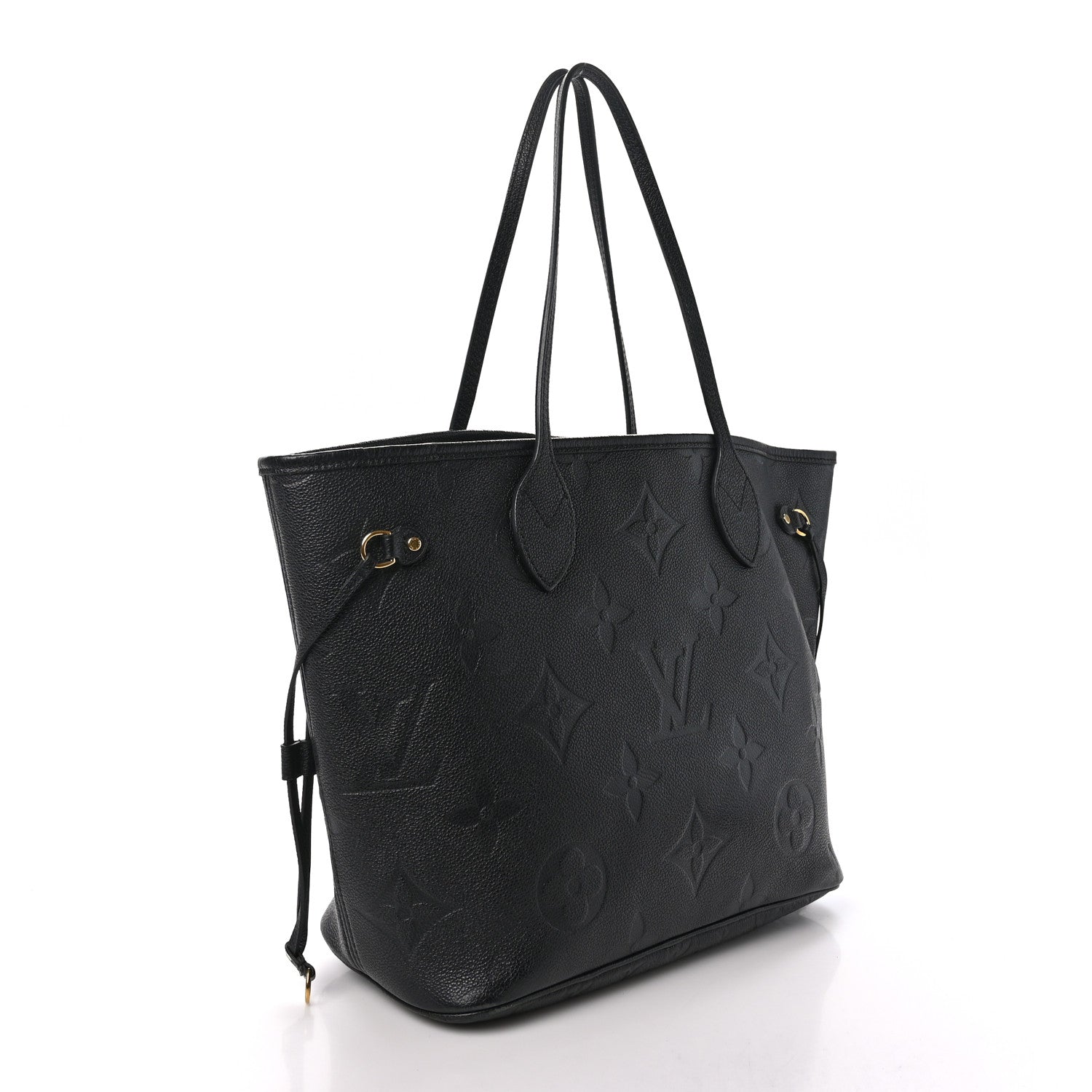 Louis Vuitton Empreinte Monogram Giant Neverfull MM Black 3 of 9