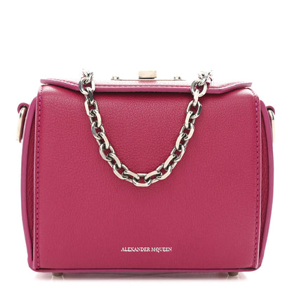 Alexander McQueen Silky Amish Grain Calfskin Box Shoulder Bag 19 Pink 1 of 11