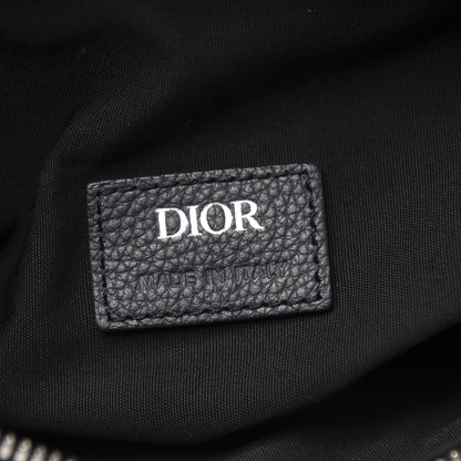 Christian Dior Oblique Mens Saddle Bag Black Blue 5 of 8