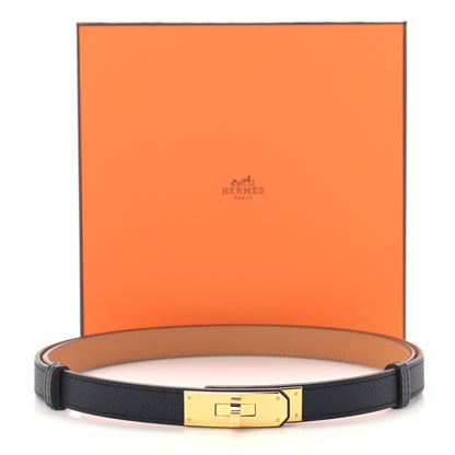 Hermes Epsom Kelly Belt Black 4 of 4