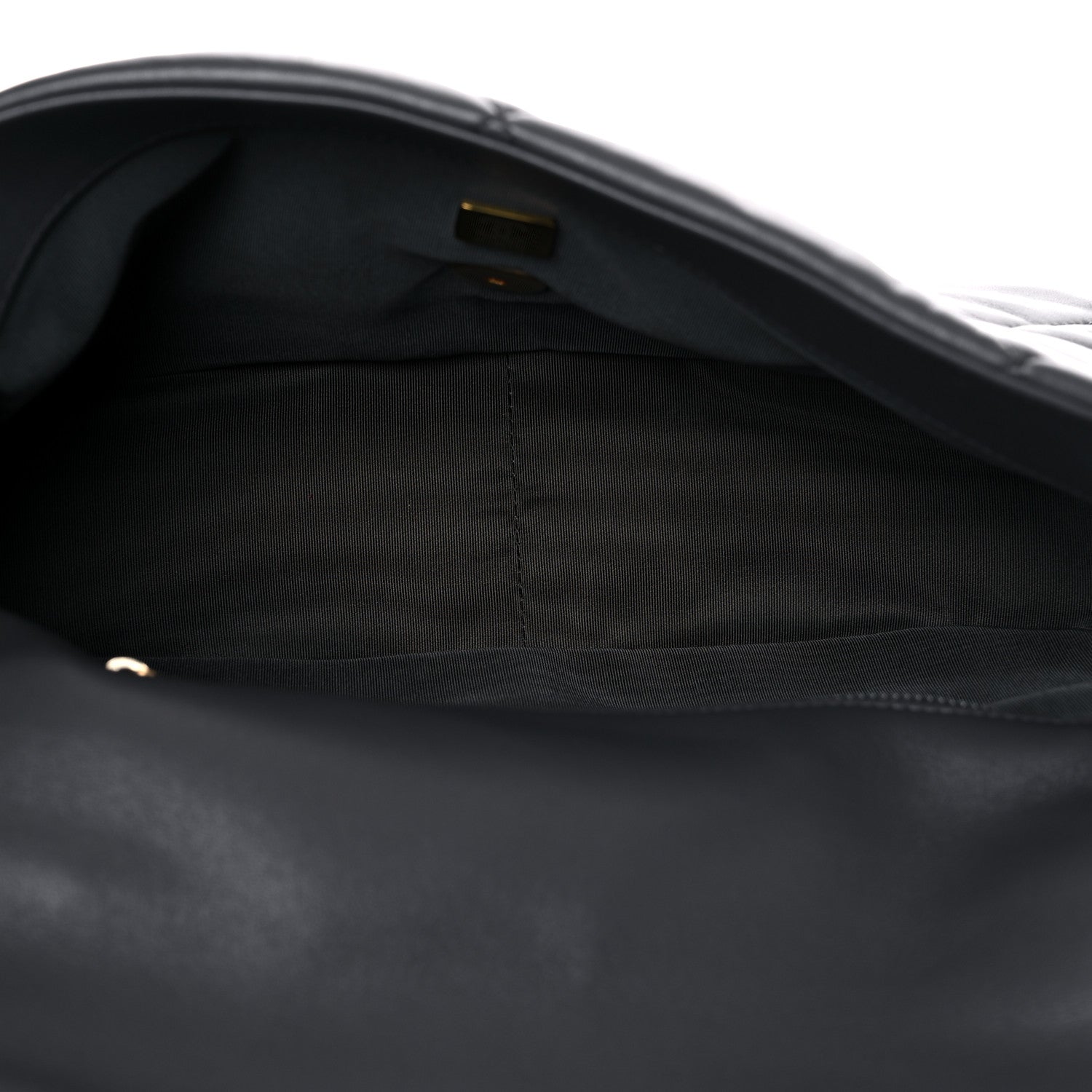 Chanel Lambskin Quilted Large Chanel 19 Flap Dark Grey 4 of 8