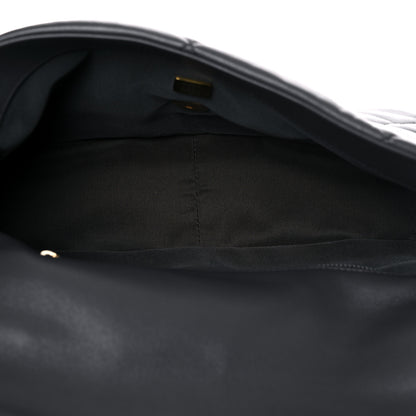 Chanel Lambskin Quilted Large Chanel 19 Flap Dark Grey 4 of 8