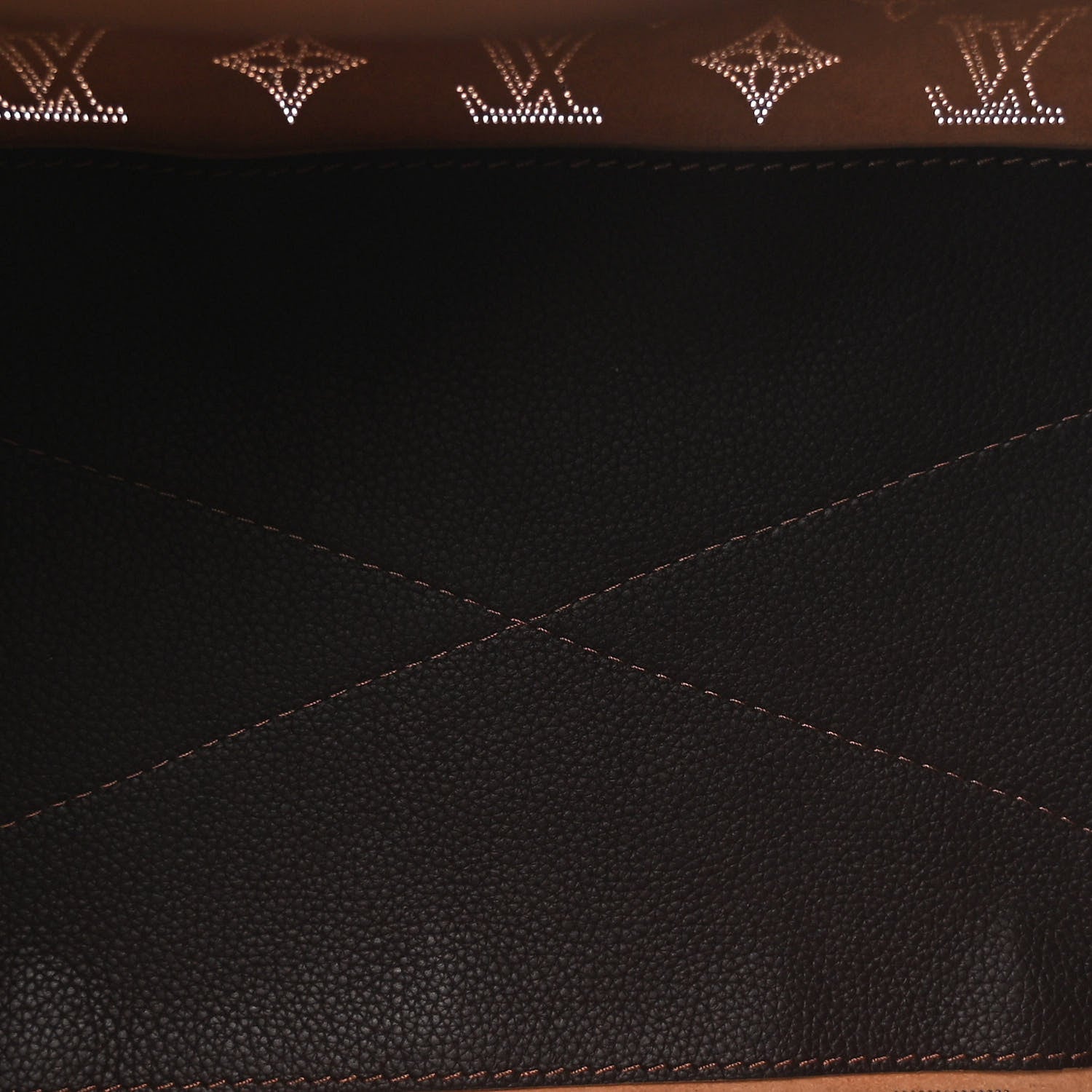 Louis Vuitton Mahina Carmel Hobo Chocolate 5 of 11