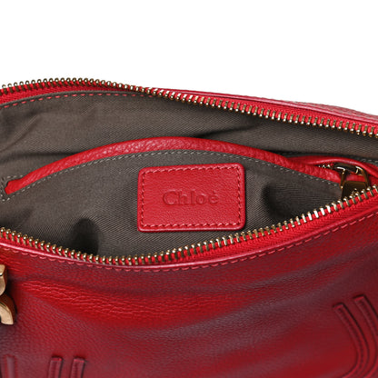 Chloe Calfskin Medium Marcie Satchel Red 6 of 12
