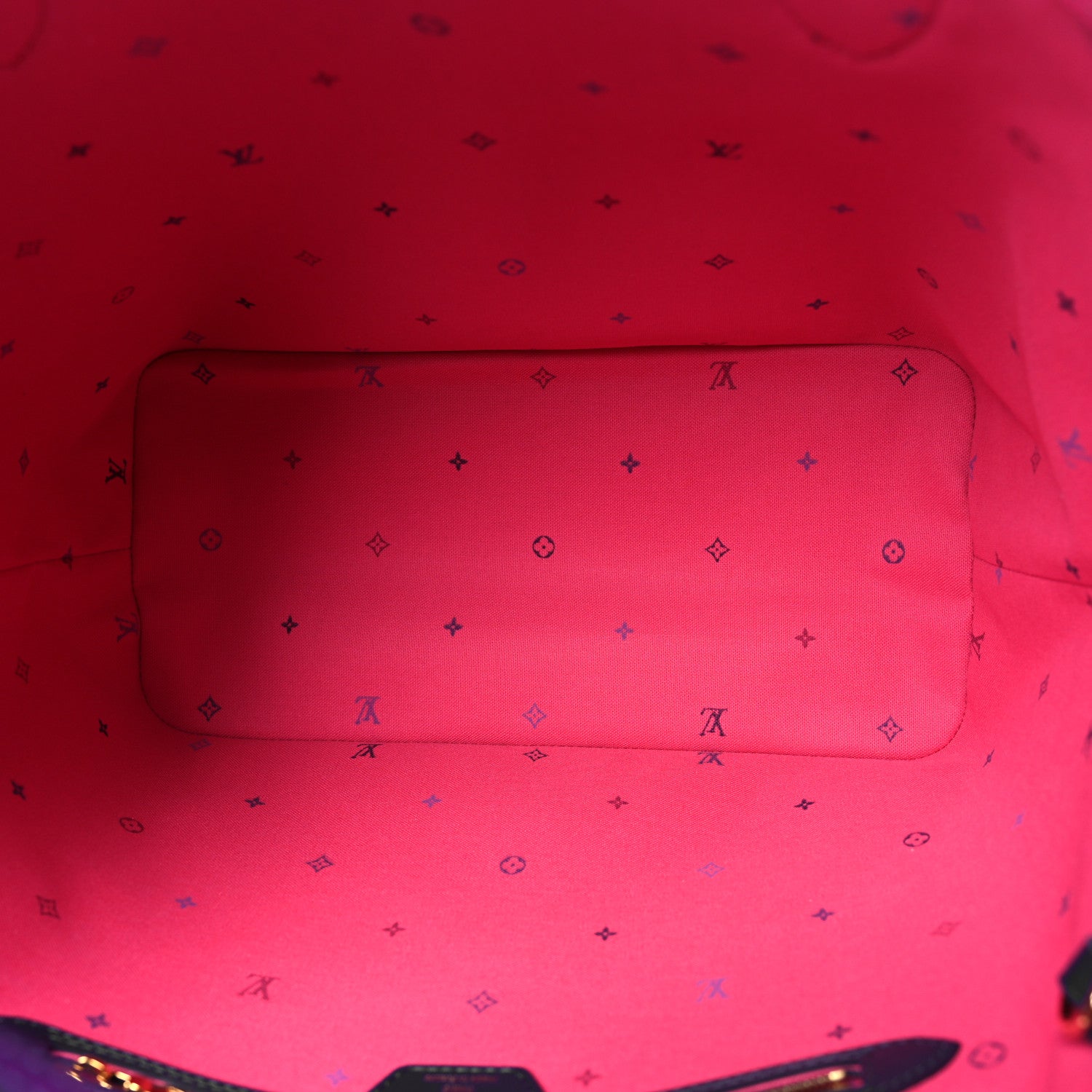 Louis Vuitton Monogram Giant Spring In The City Neverfull MM Midnight Fuchsia 6 of 10
