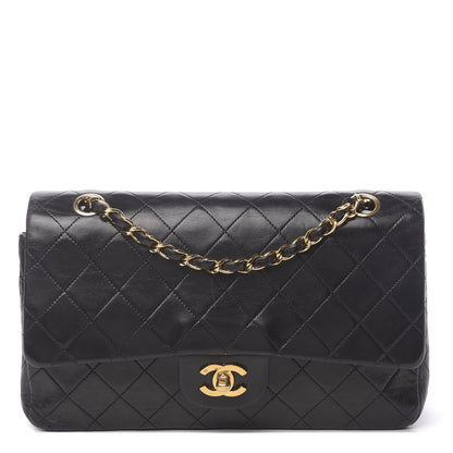 Chanel Lambskin Quilted Medium Double Flap Black 1 of 19