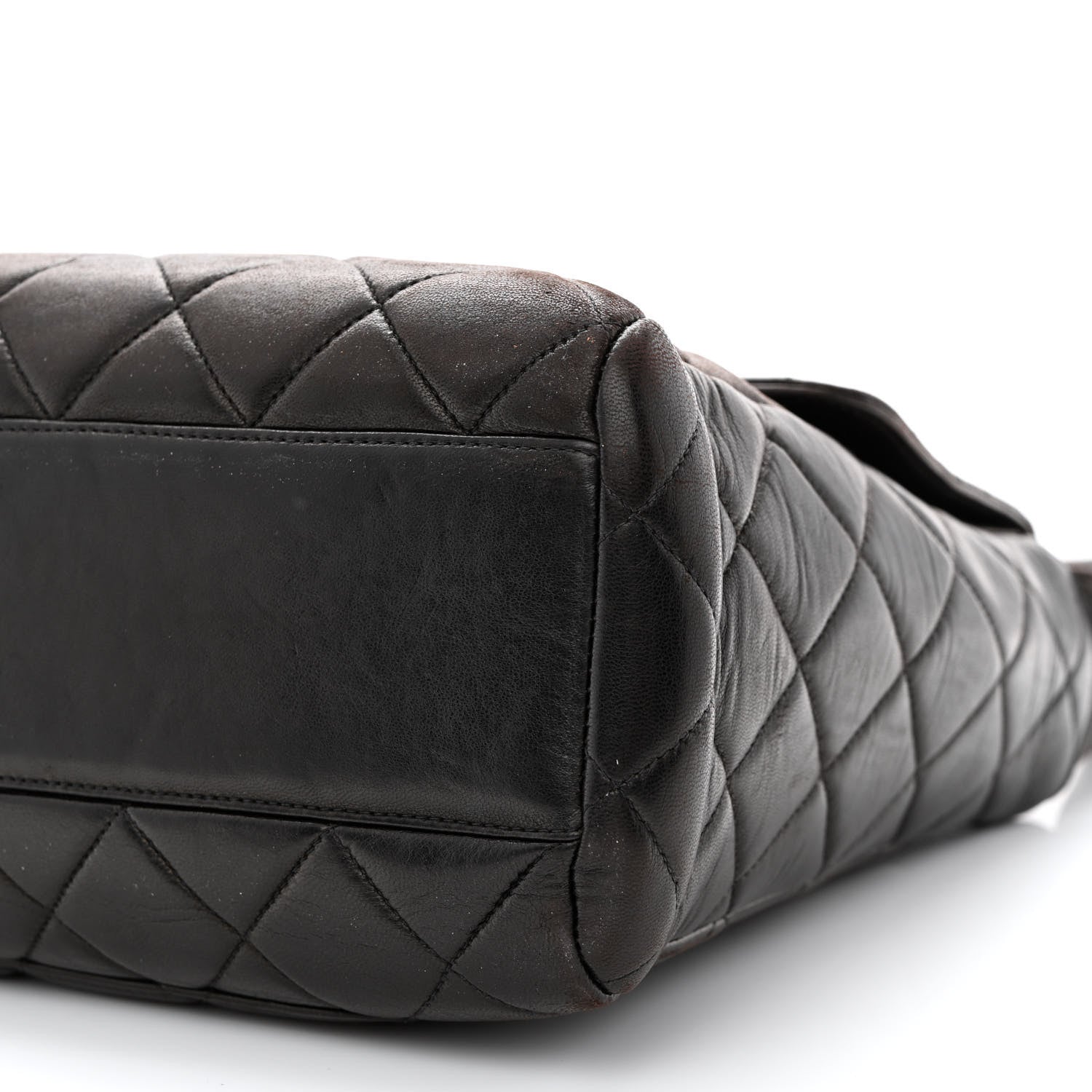 Chanel Lambskin Quilted CC Flap Shoulder Bag Black 10 of 13