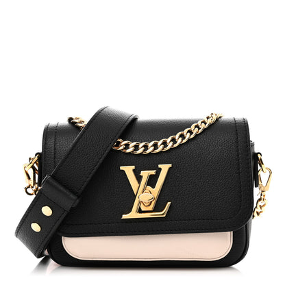 Louis Vuitton Grained Calfskin Lockme Tender Black 1 of 10