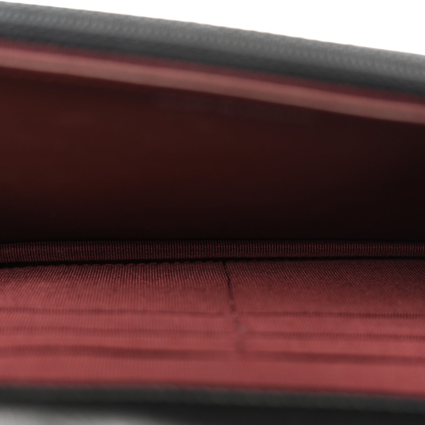Lambskin Quilted Wallet On Chain WOC Black