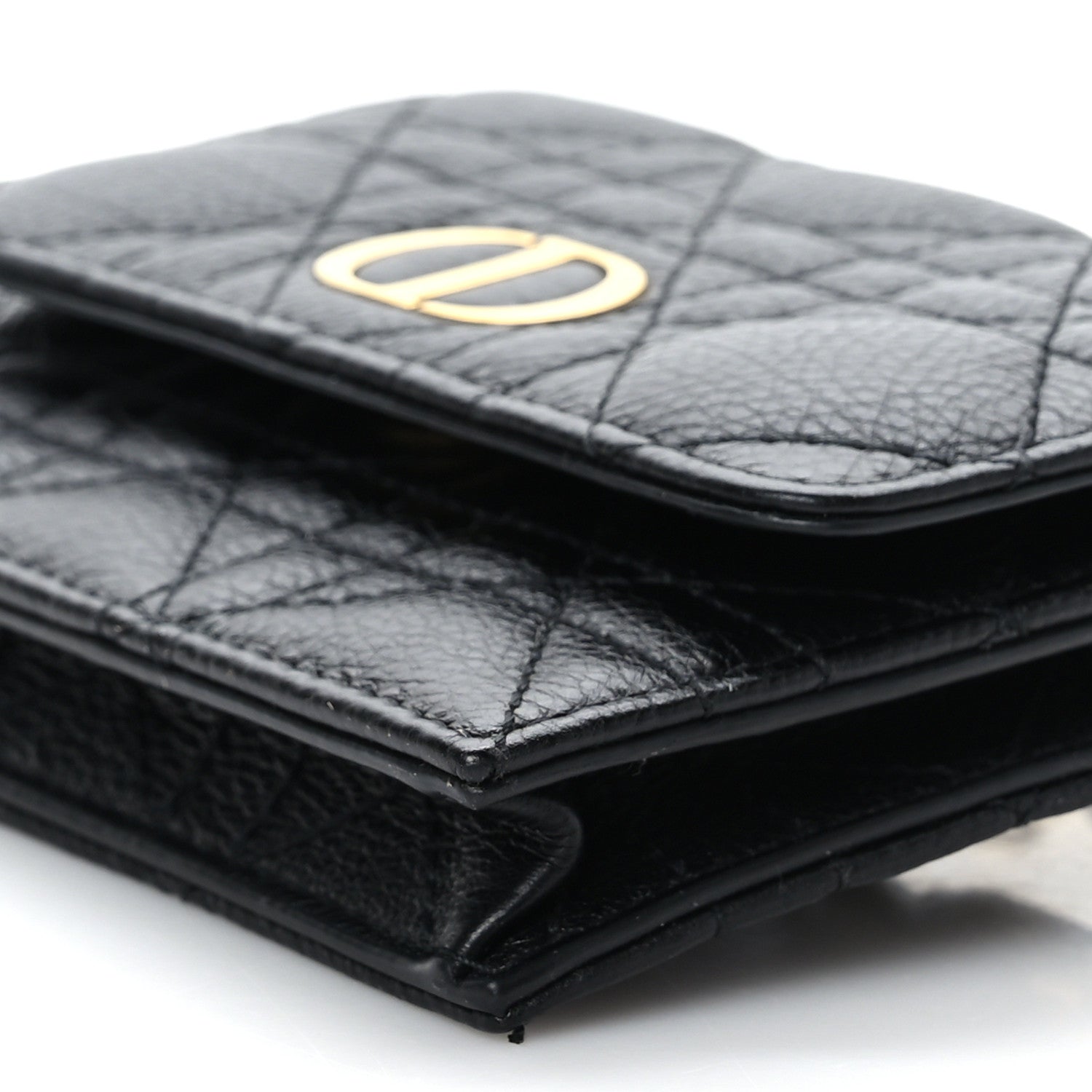 Christian Dior Calfskin Cannage Mini Caro Belt Pouch Black 9 of 9