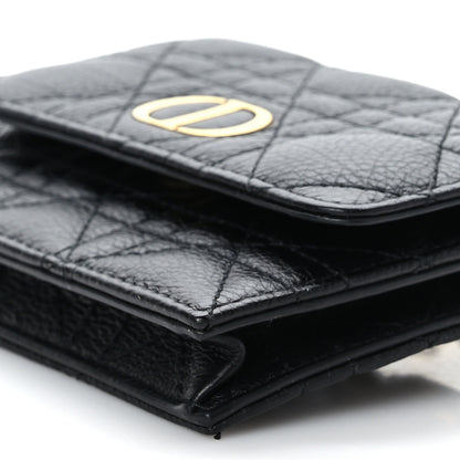 Christian Dior Calfskin Cannage Mini Caro Belt Pouch Black 9 of 9