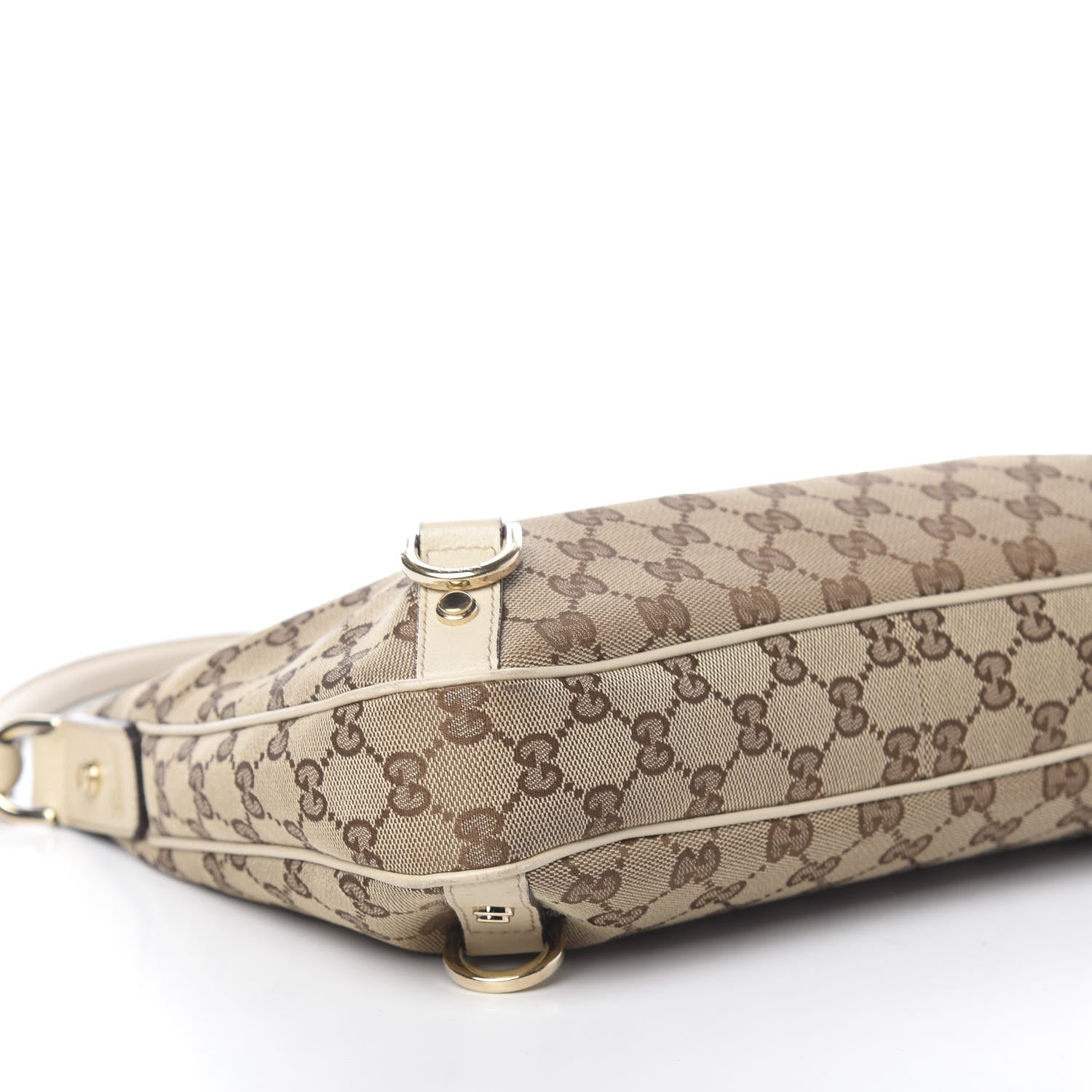 Gucci Monogram Medium Abbey D Ring Hobo Off White 9 of 10