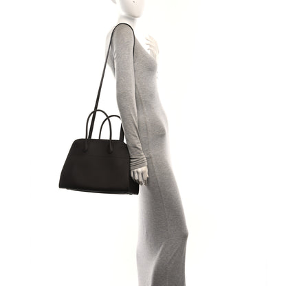 The Row Matte Grained Calfskin Soft Margaux 12 Deep Brown 2 of 9