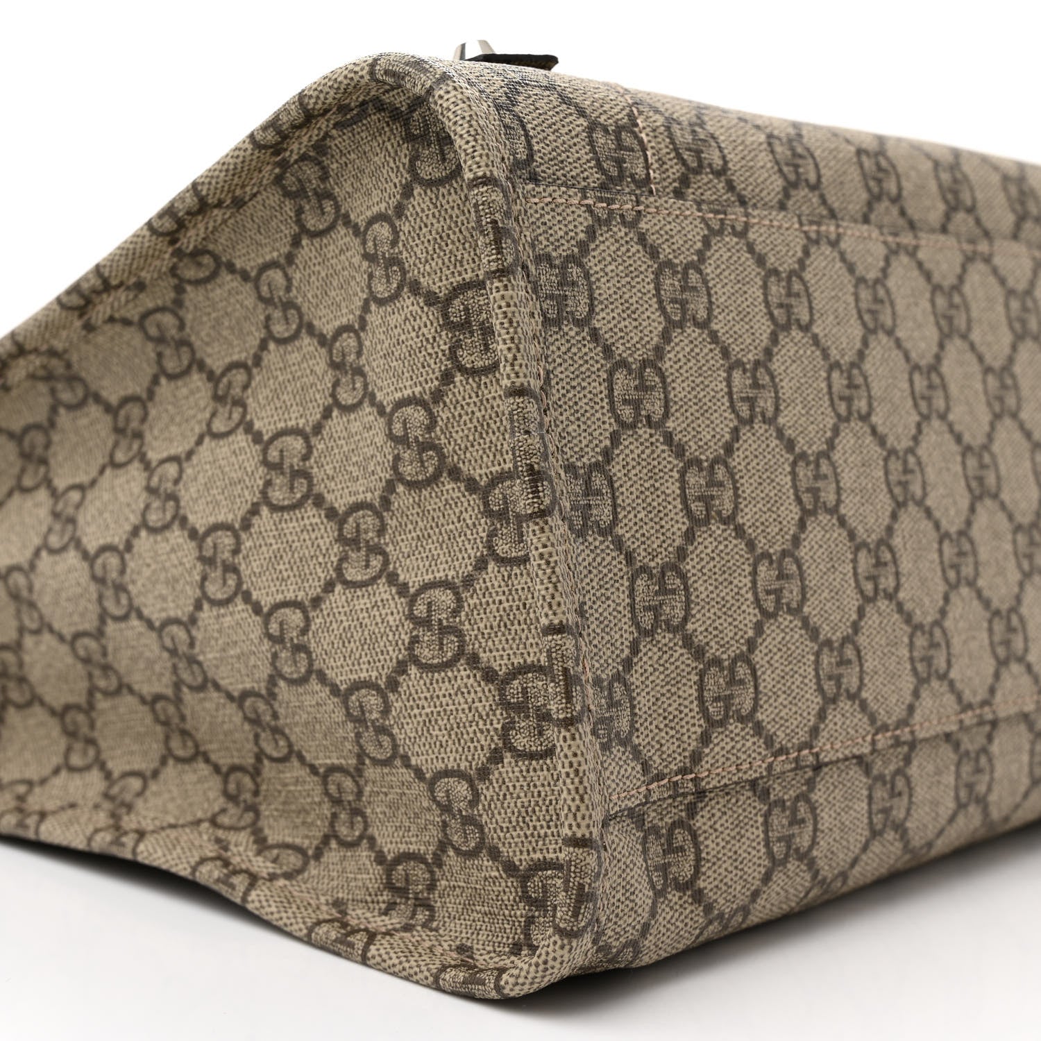 Balenciaga X GUCCI GG Supreme Monogram Neo Classic Silver Hardware City Beige Ebony 9 of 11