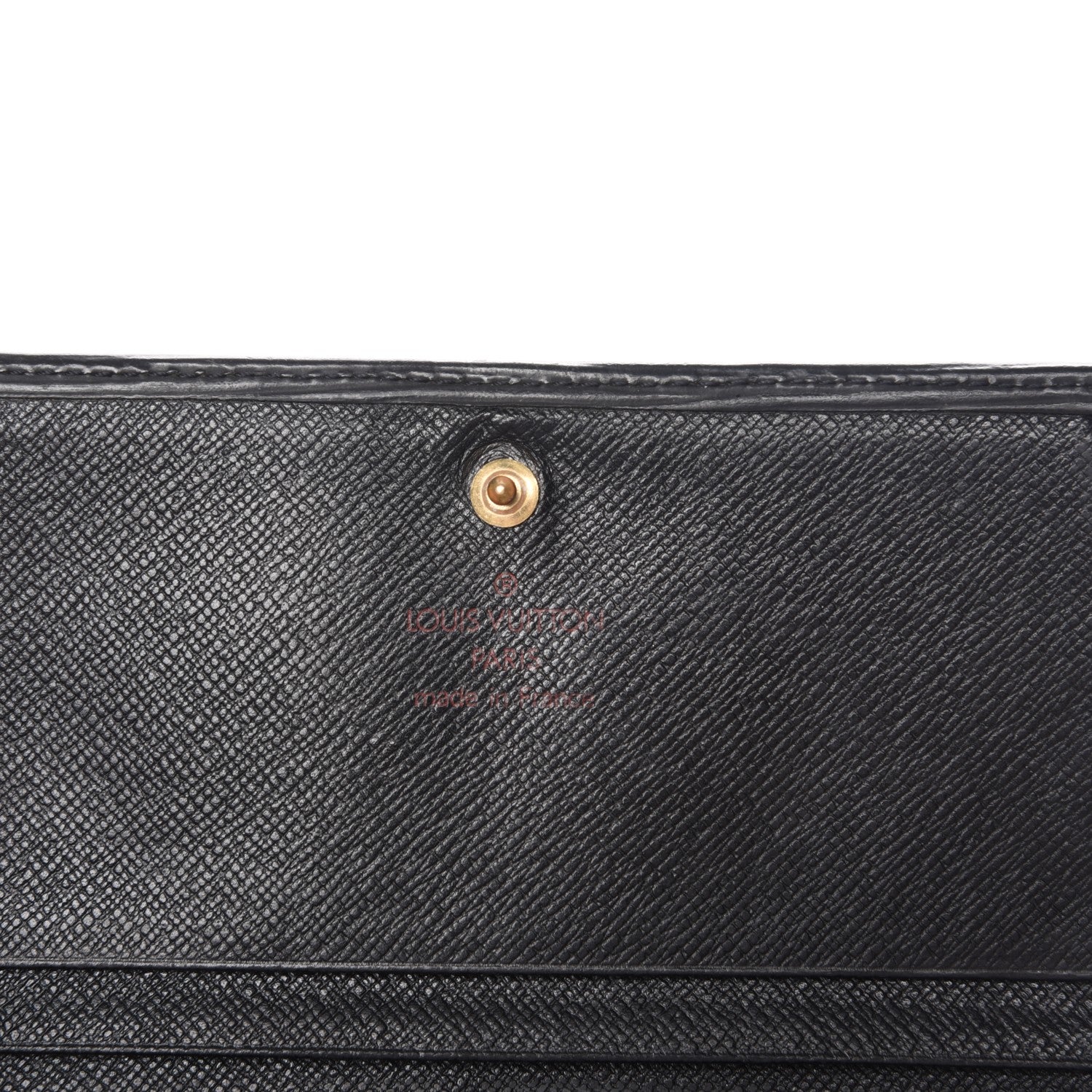 Louis Vuitton Epi Porte-Monnaie Billets Tresor Wallet Black 6 of 7