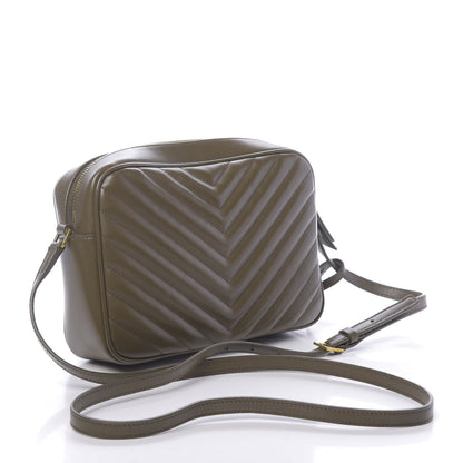 Saint Laurent Calfskin Matelasse Monogram Lou Camera Bag Military Olive 3 of 10