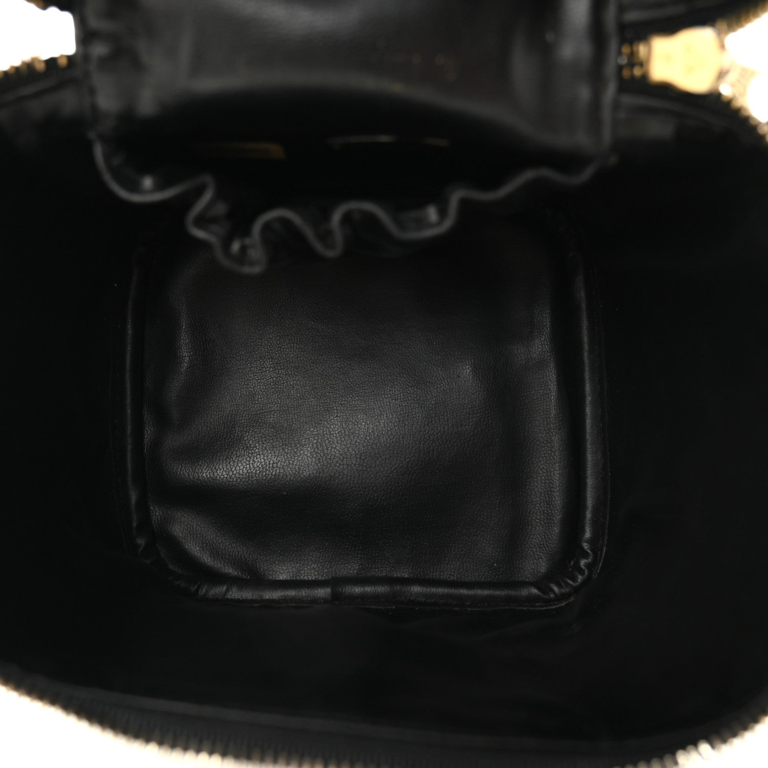 Chanel Calfskin Vanity Cosmetic Bag Black 5 of 11