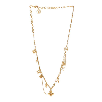 Louis Vuitton Metal Blooming Supple Necklace Gold 2 of 6