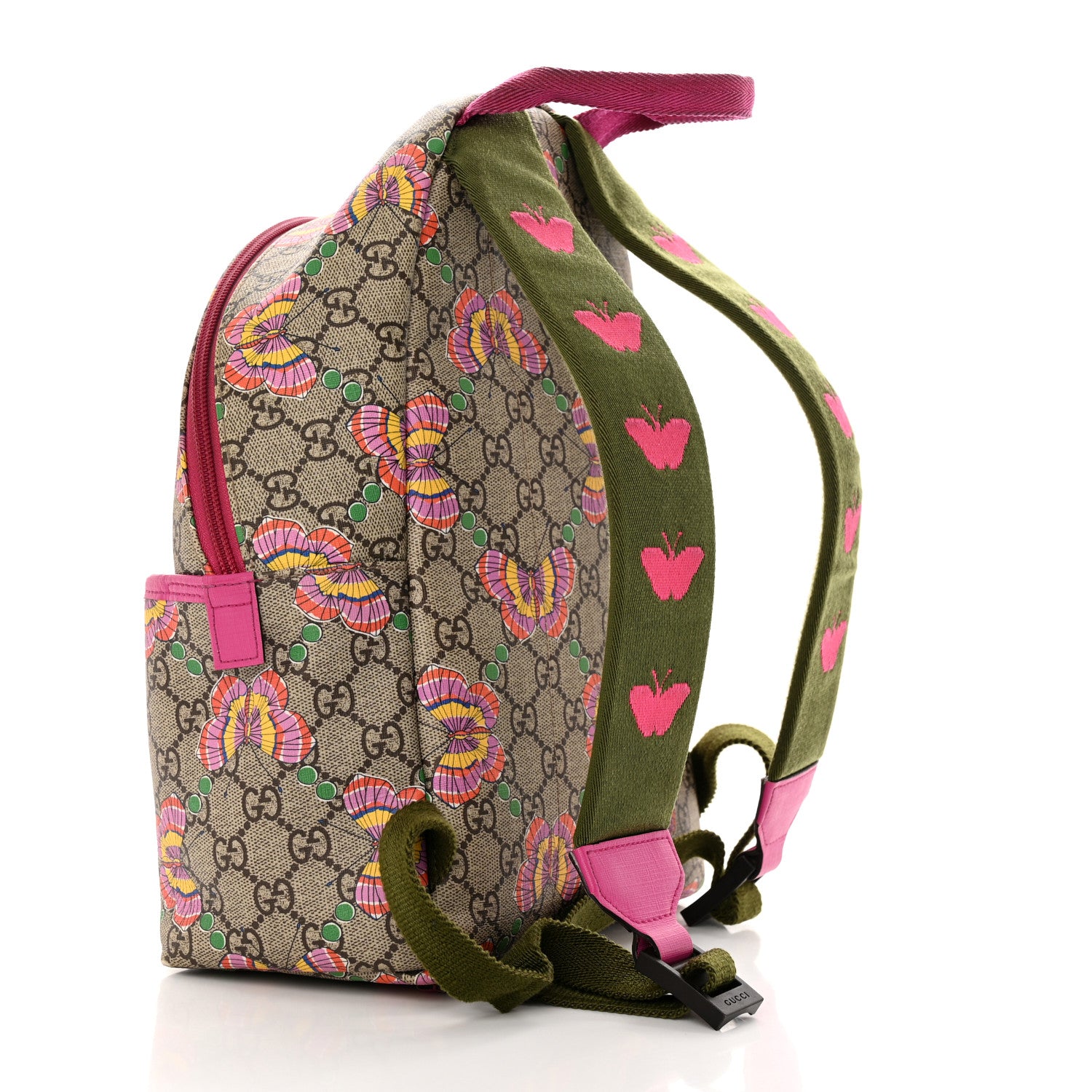 Gucci GG Supreme Monogram Childrens Butterfly Backpack 3 of 16