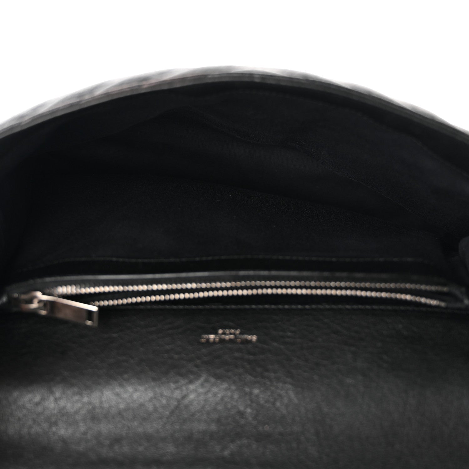 Saint Laurent Sheepskin Matelasse Chevron Monogram Large College Satchel Black 5 of 11