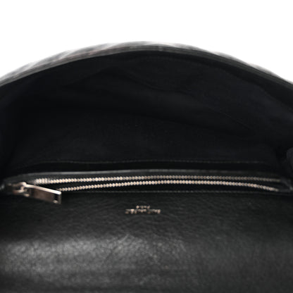 Saint Laurent Sheepskin Matelasse Chevron Monogram Large College Satchel Black 5 of 11