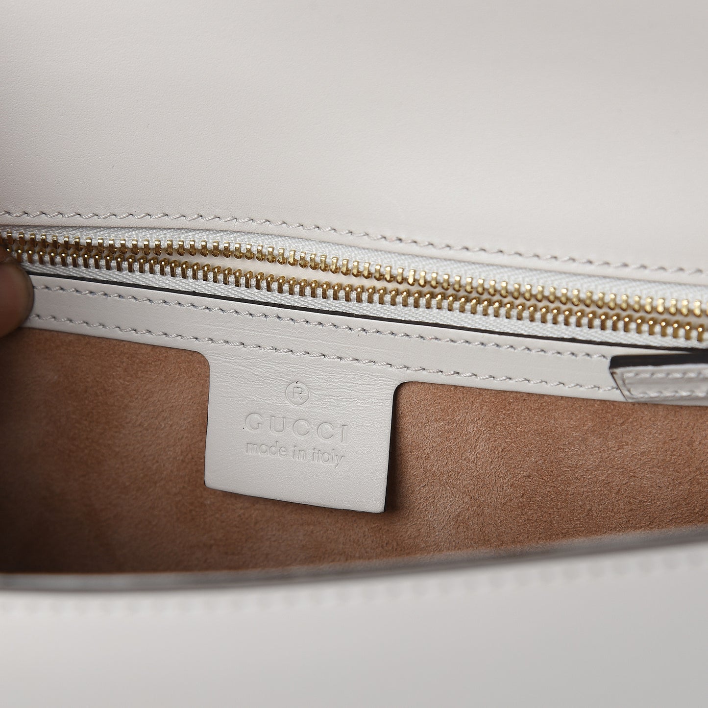 Calfskin Small Sylvie Shoulder Bag Off White