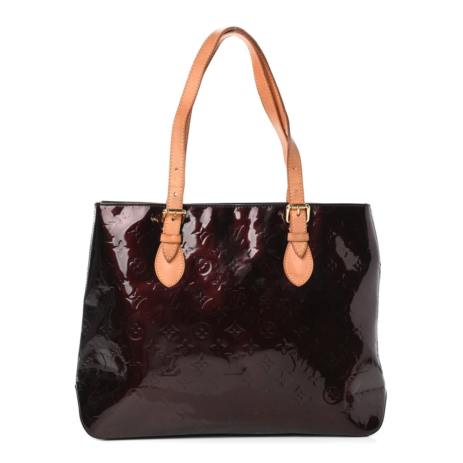 Louis Vuitton Vernis Brentwood Amarante 2 of 15