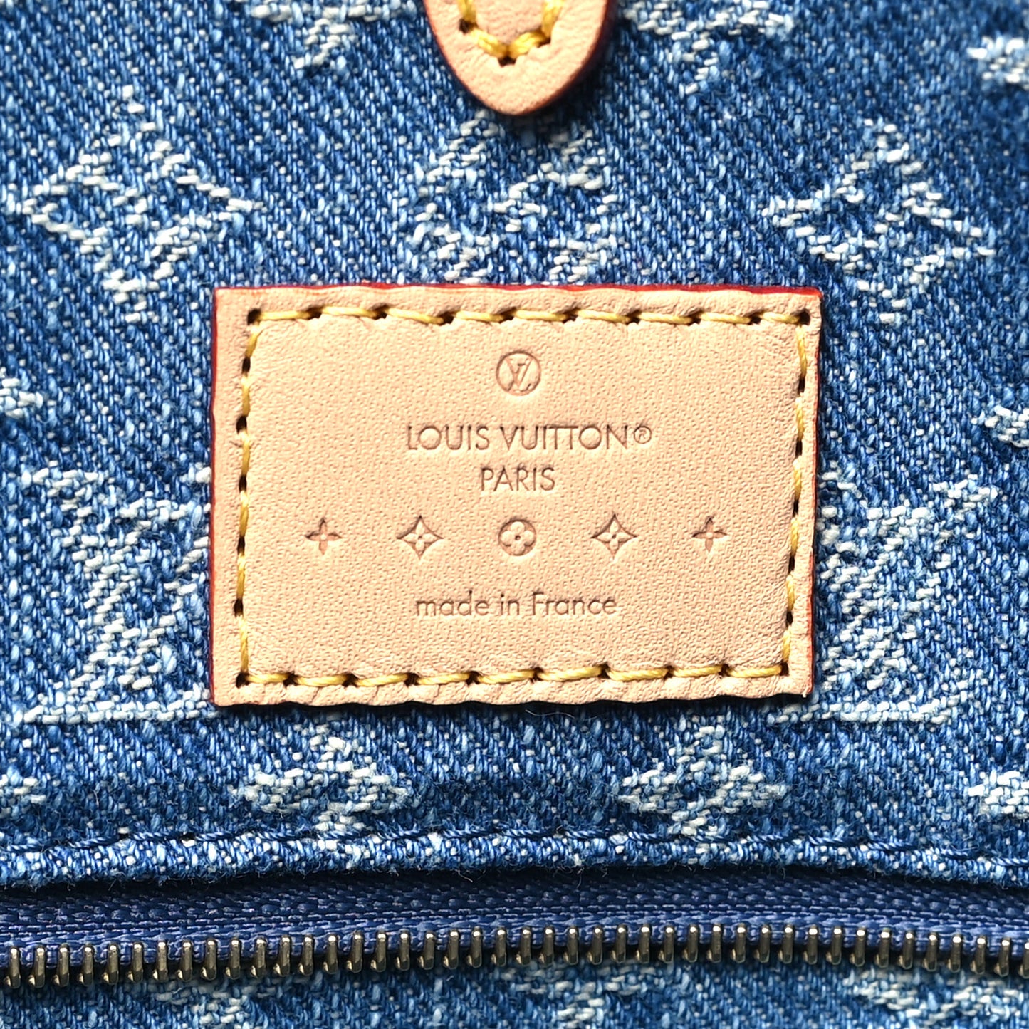Monogram Denim Onthego MM Blue