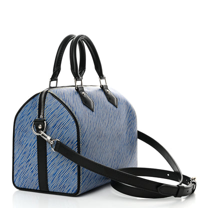 Louis Vuitton Epi Speedy Bandouliere 25 Denim Light 3 of 14