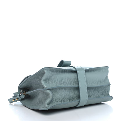 Chloe Shiny Grained Calfskin Medium Aby Day Shoulder Bag Faded Blue 4 of 8