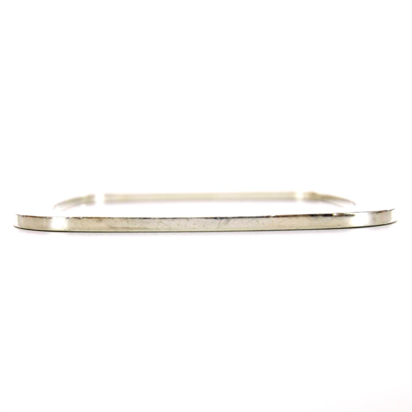 Sterling Silver 1837 Square Bangle Bracelet
