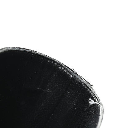 Saint Laurent Vitello Marilyn Nina 95 Knee High Boots 38.5 Black 10 of 10