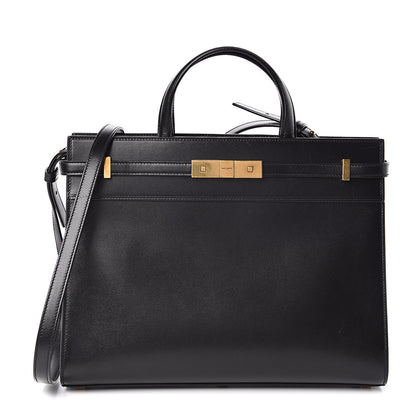 Saint Laurent Calfskin Small Manhattan Shopper Tote Black 1 of 10