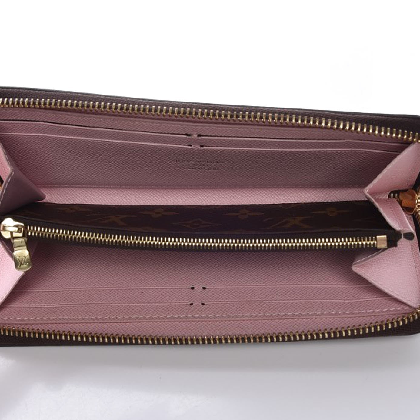 Louis Vuitton Monogram Clemence Wallet Rose Ballerine 5 of 24