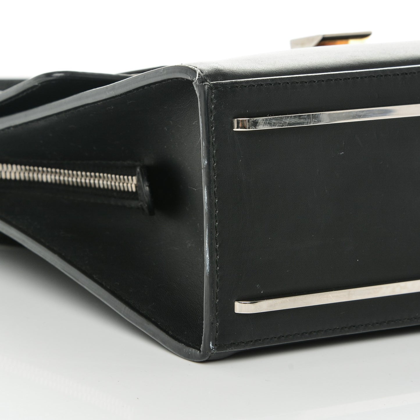 Calfskin Le Dix Cartable S Bag Black