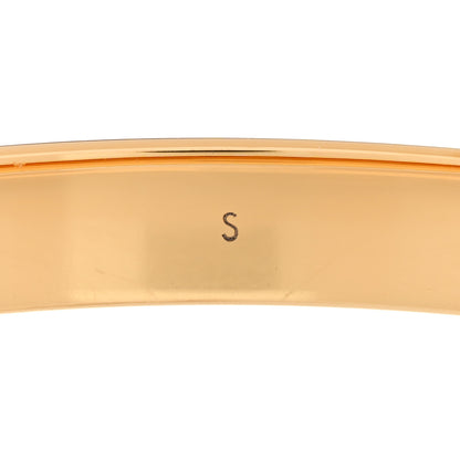 Louis Vuitton Brass Monogram Nanogram Cuff S Gold 5 of 8