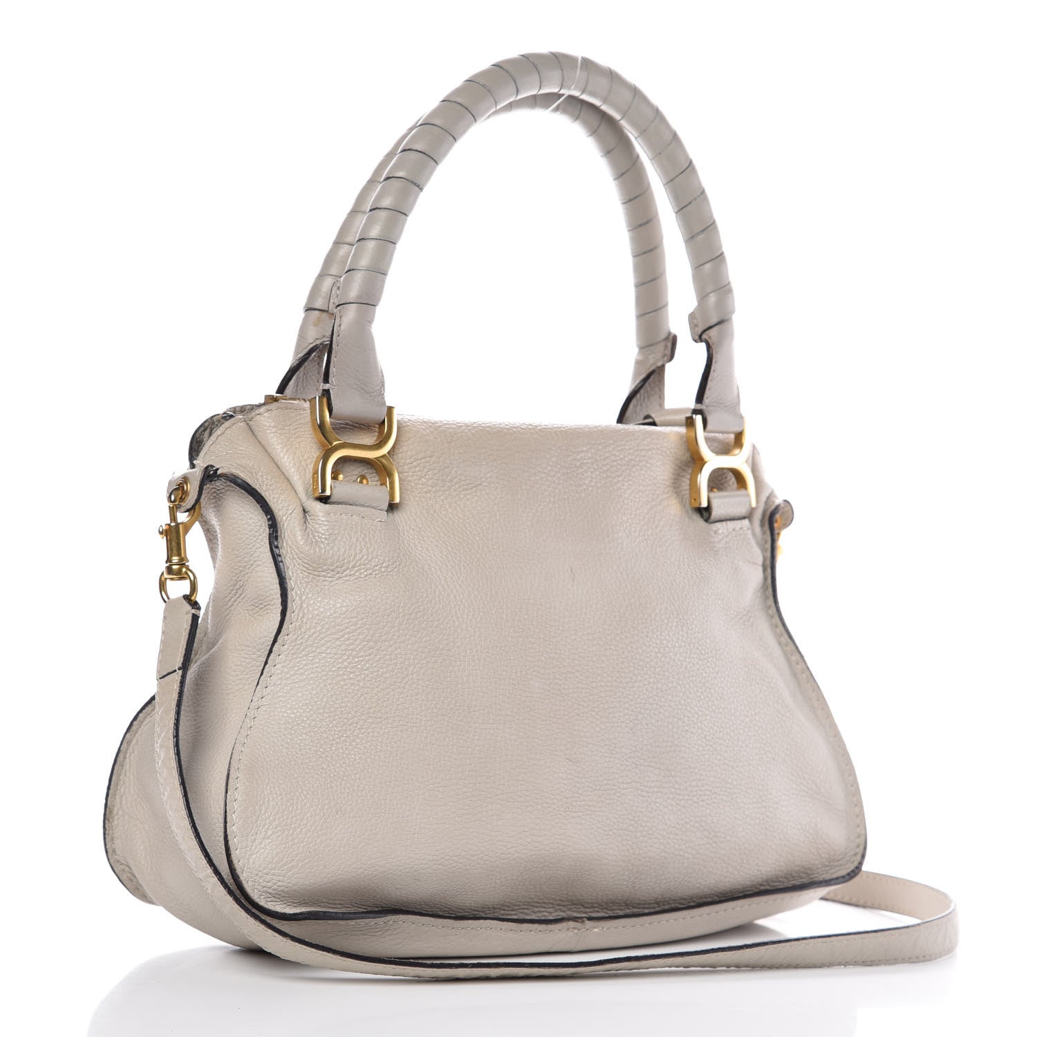 Chloe Calfskin Medium Marcie Satchel Dove 3 of 21