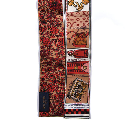 Louis Vuitton Silk Jeu De Louis BB Bandeau Beige 2 of 4