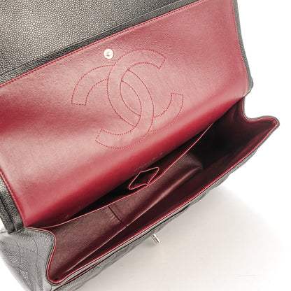 Chanel Caviar Quilted Maxi Double Flap Black 5 of 7