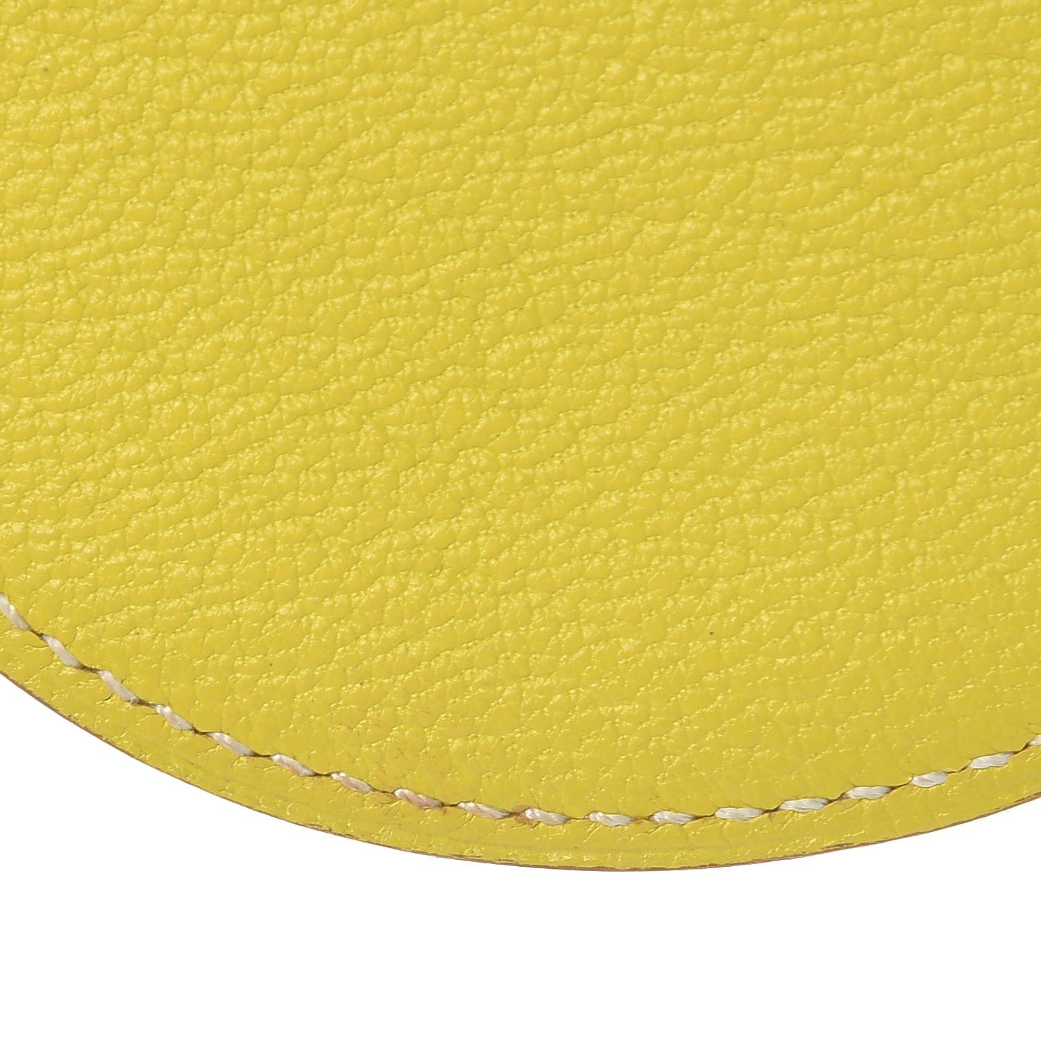Hermes Chevre Mysore Tutti Frutti Citron Coin Purse Charm Lime 8 of 9