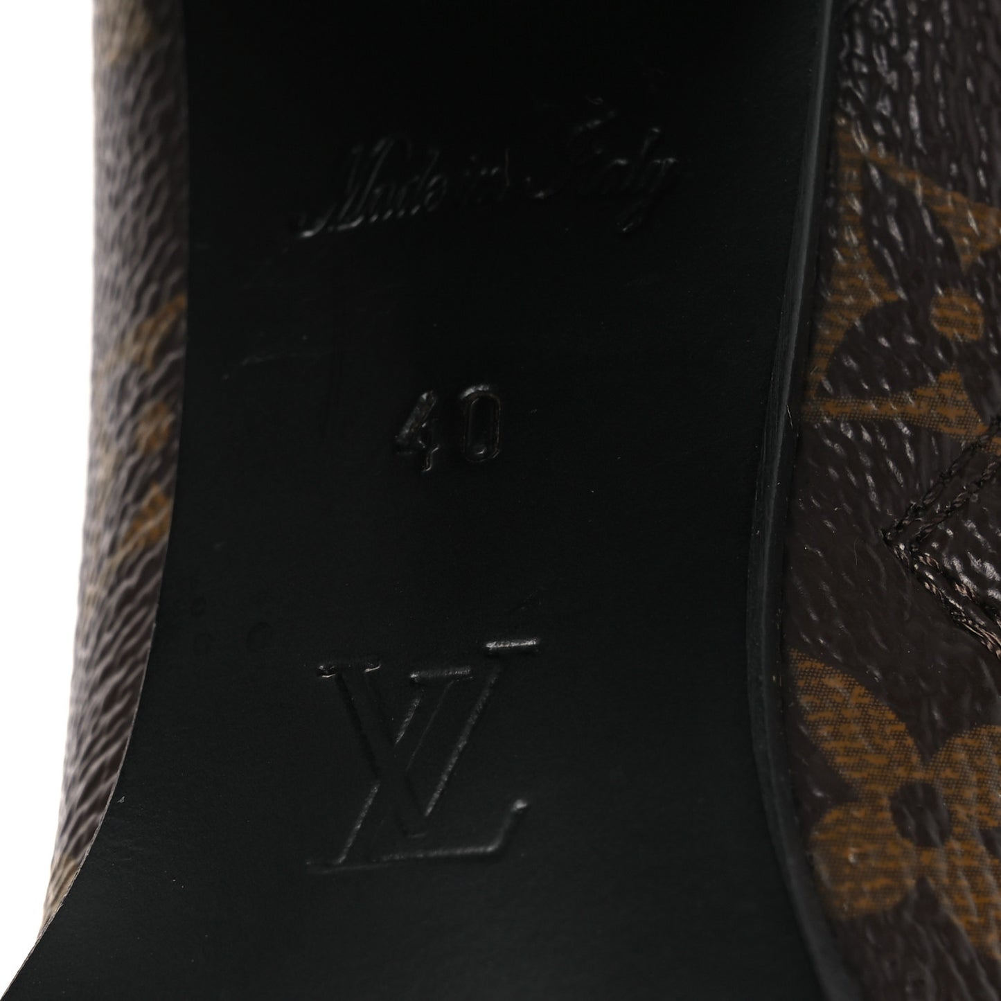 Patent Calfskin Monogram Star Trail Ankle Boots 40 Black