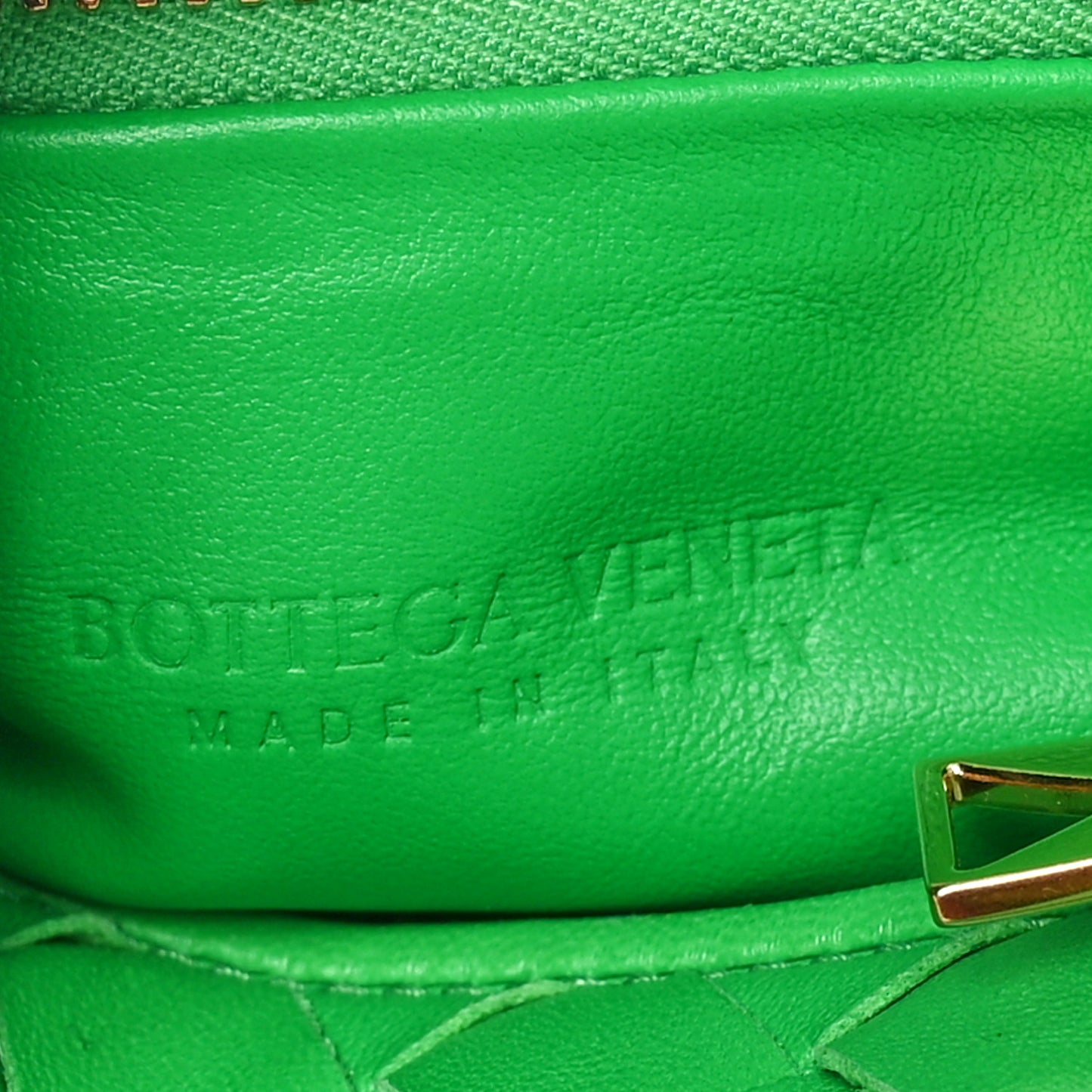 Nappa Intrecciato Mini Jodie Parakeet