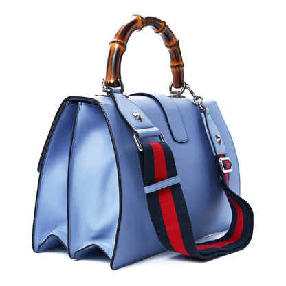 Gucci Moon Calfskin Crystal Web Embroidered Large Dionysus Bamboo Top Handle Bag Clear Sky Blue Multicolor 3 of 16