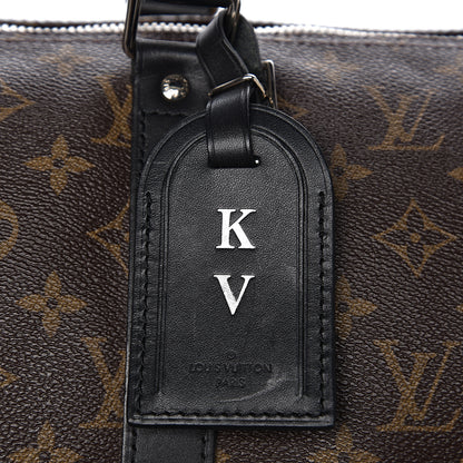 Louis Vuitton Monogram Macassar Keepall Bandouliere 55 7 of 10