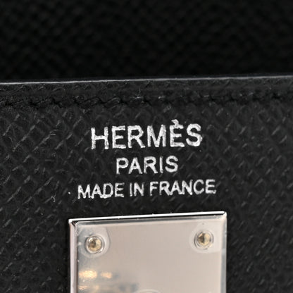 Hermes Epsom Kelly Sellier 25 Black 6 of 12