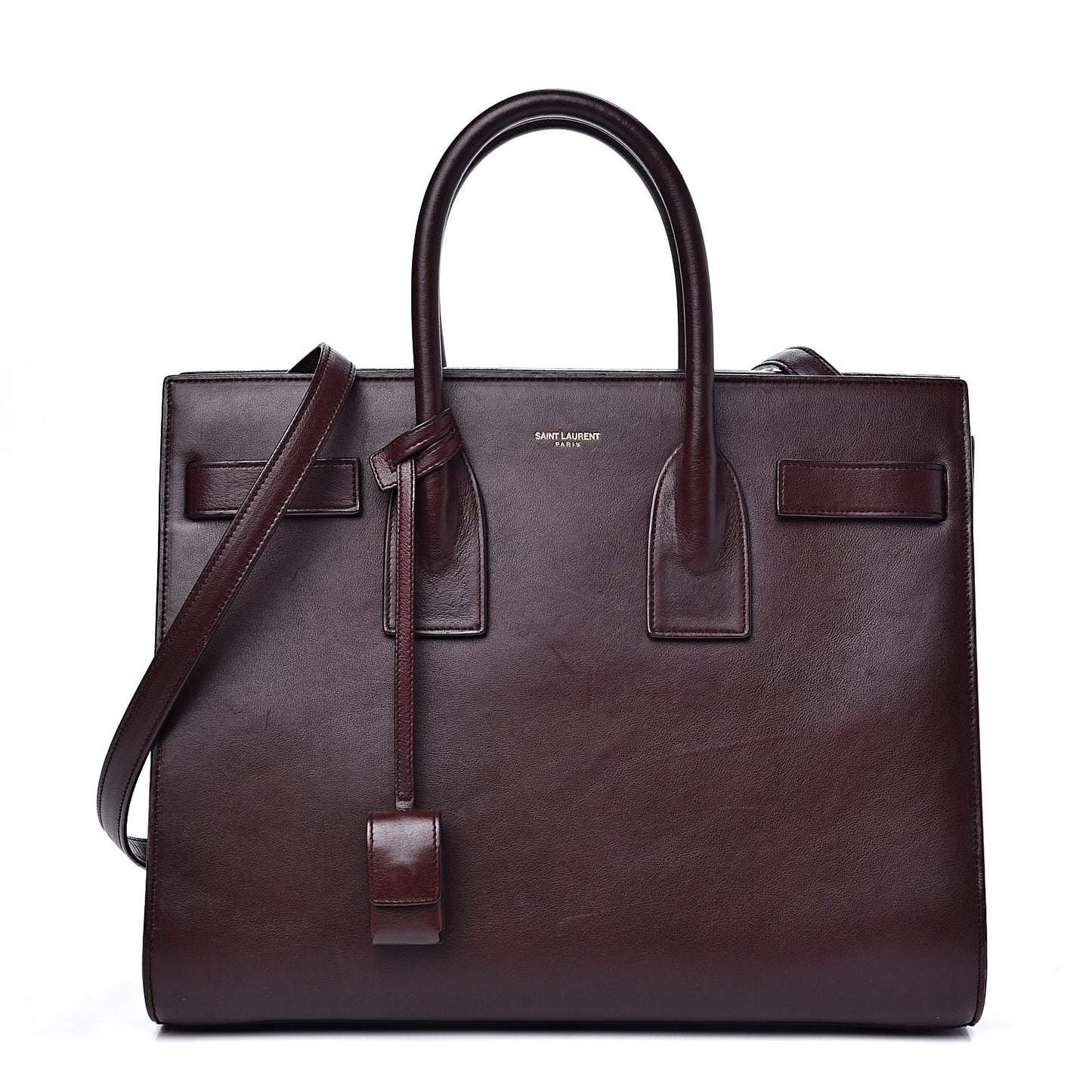 Calfskin Small Sac De Jour Bordeaux