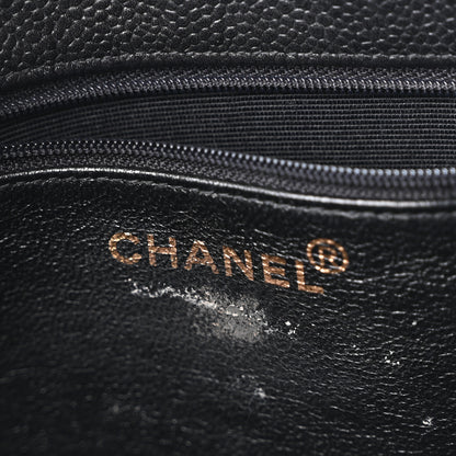 Chanel Caviar CC Tote Black 6 of 11