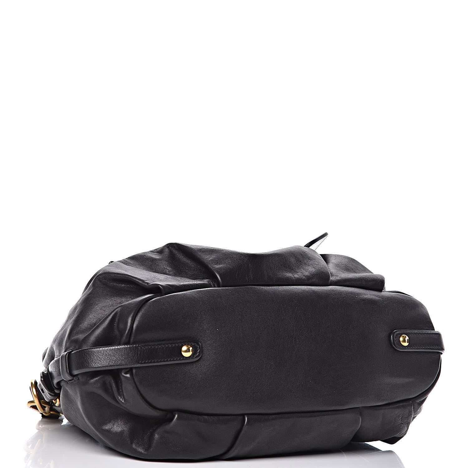 Prada Soft Calf Tote Black 4 of 10