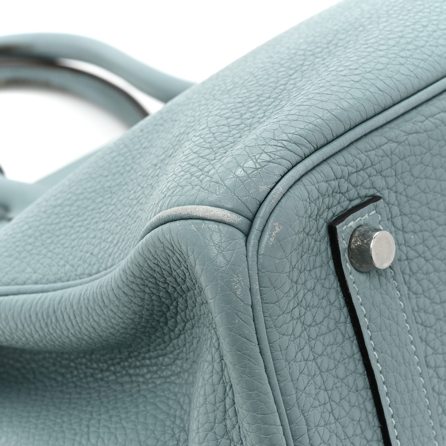 Hermes Taurillon Clemence Birkin 35 Ciel 18 of 20