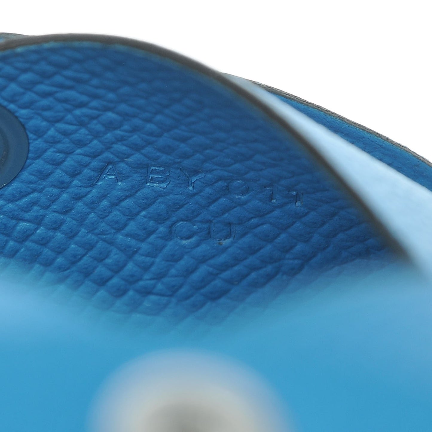 Epsom Calvi Card Case Bleu Zanzibar